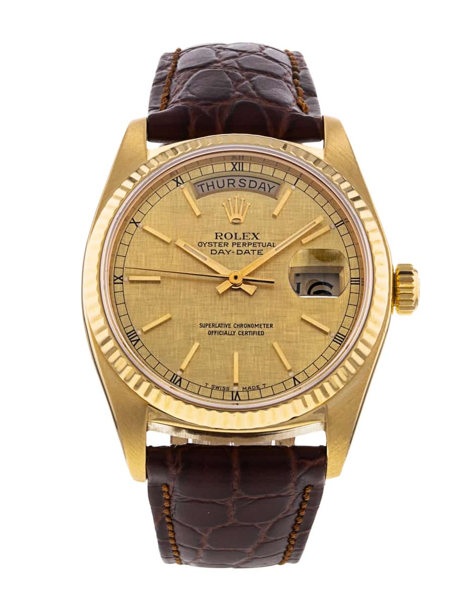 Rolex 18038 2025 leather strap